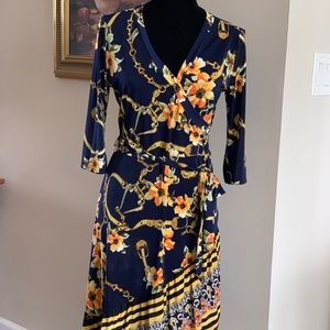 Floral Print Dress, Size S